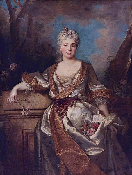 Nicolas de Largilliere Jeanne-Henriette de Fourcy, Marquise de Puysegur oil painting image